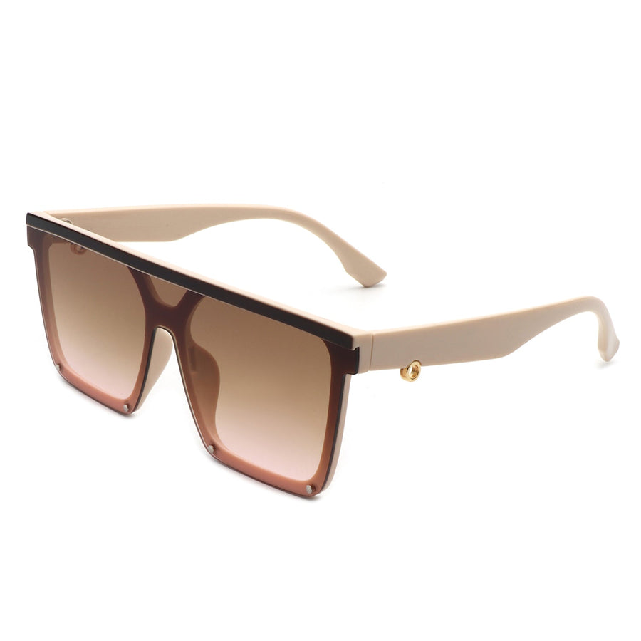 Sunquest Oversized Square Flat Top Sunglasses- 6 Colors