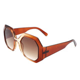 Diamorex Retro Polygon Round Fashion Sunglasses- 6 Colors