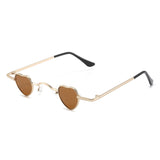 Zyral Metal Heart Shaped Tinted Mini Color Pop Sunglasses- 6 Colors