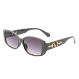 Fantasie - Rectangular Narrow Retro Tinted Fashion Square Sunglasses