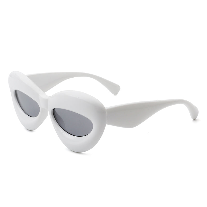Vexa Thick Oversized Lip-Shaped Sunglasses- 7 Colors
