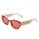 Dawnmist - Geometric Retro Round Irregular Narrow Cat-Eye Sunglasses- 6 Colors