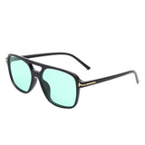 Skyhavoc Retro Square Brow-Bar Aviator Sunglasses- 6 Colors
