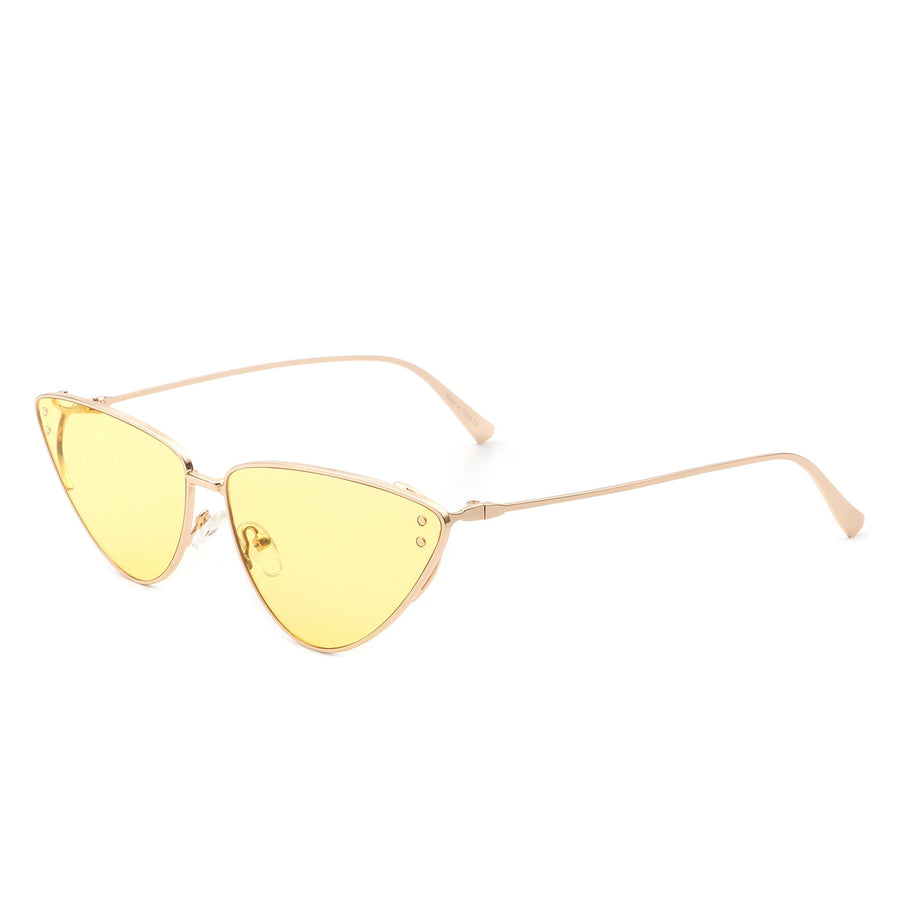 Windflow Retro Tinted Flat Lens Cat-Eye Sunglasses- 5 Colors