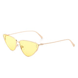 Windflow Retro Tinted Flat Lens Cat-Eye Sunglasses- 5 Colors