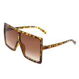 Zenithia - Square Oversized Flat Top Sunglasses- 9 Colors