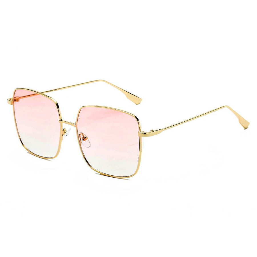 ENOCH | Metal Flat Lens Square Sunglasses- 2 Colors