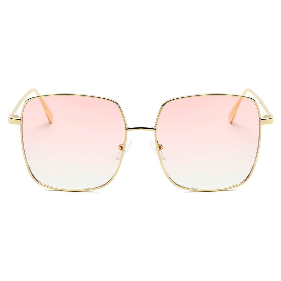 ENOCH | Metal Flat Lens Square Sunglasses- 2 Colors