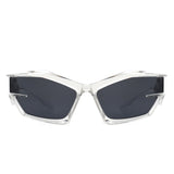 Pollich Futuristic Rectangle Geometric Chunky Square Sunglasses- 6 Colors