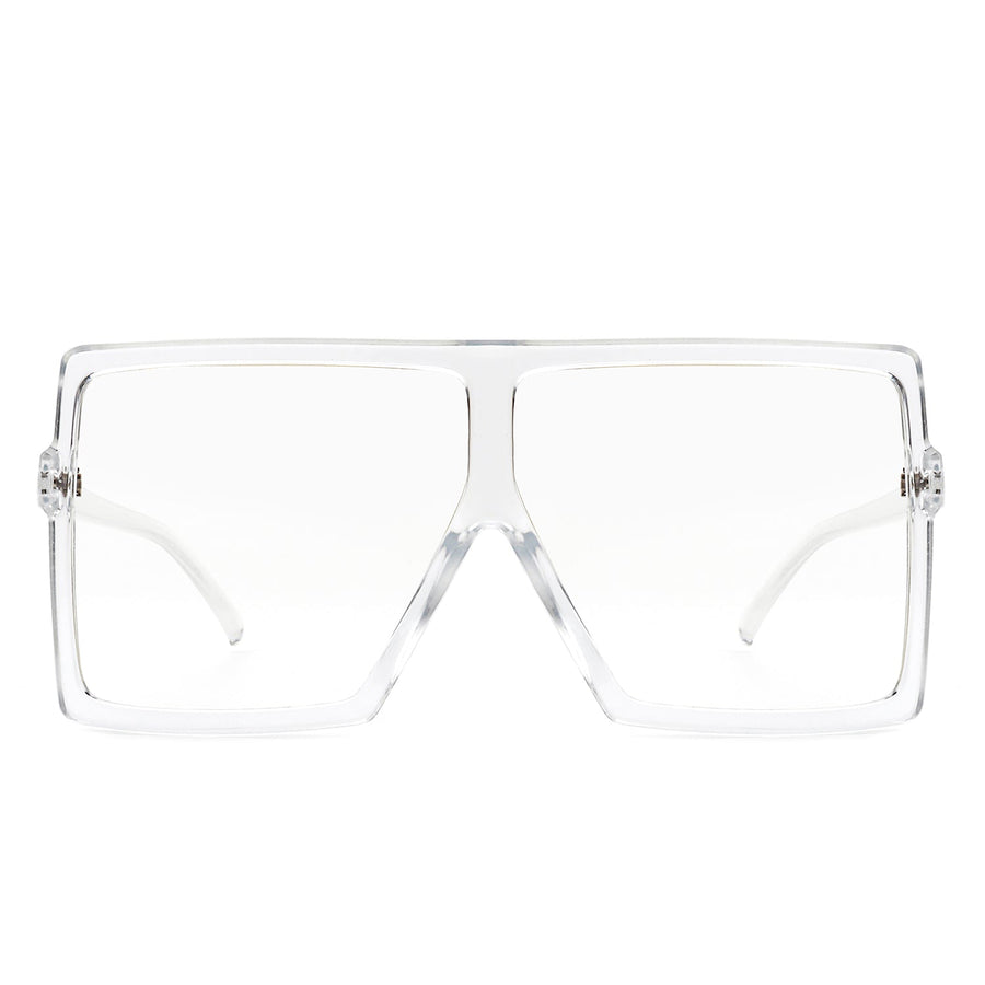 Amarylla- Square Oversized Flat Top Sunglasses- 6 Colors