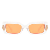 Sylphine - Oversize Sporty Square Chunky Shield Sunglasses