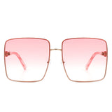 Evangely Classic Square Tinted Oversized Sunglasses- 7 Colors