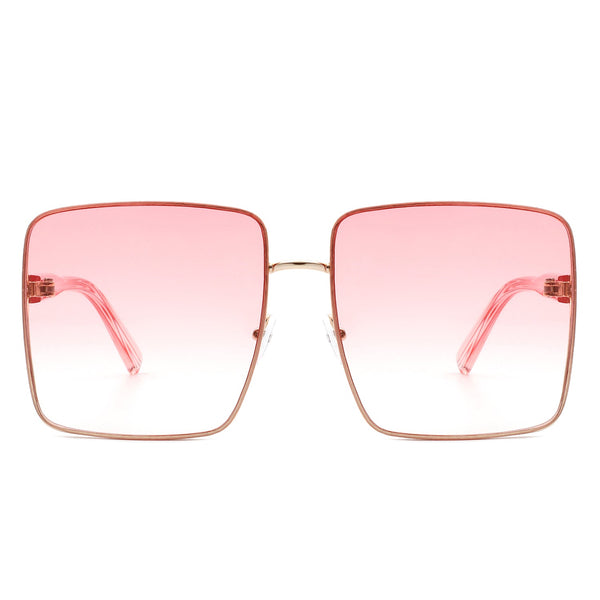 Evangely - Classic Square Tinted Fashion Oversize Women Sunglasses