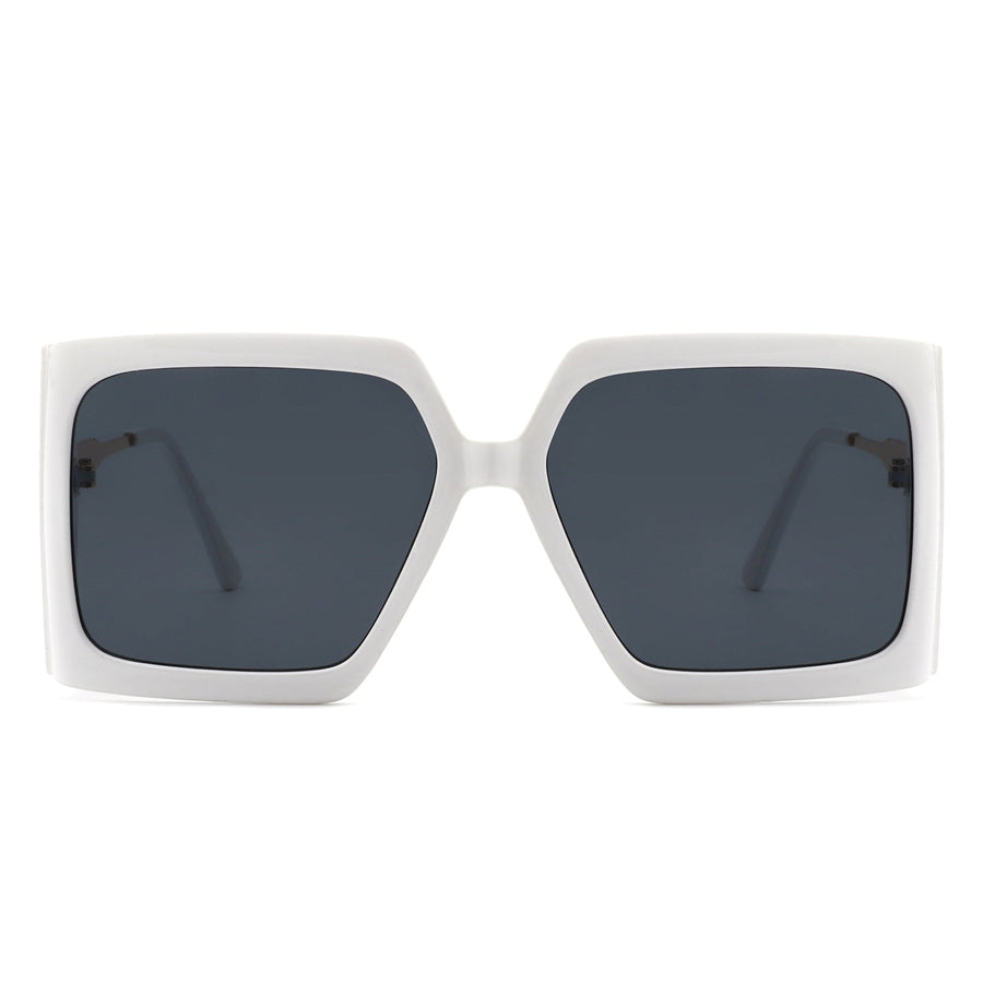 Yellowra Oversized Retro Square Large Fashion Sunglasses- 6 Colors