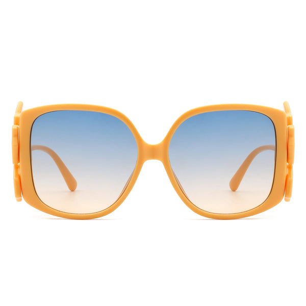 Vortexia - Oversize Irregular Frame Large Fashion Square Sunglasses