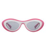 Alba Oval Retro Round Tinted Fashion Sunglasses- 6 Colors