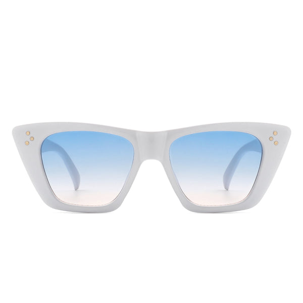 Lightnin - Women Retro Cat Eye Fashion Square Sunglasses