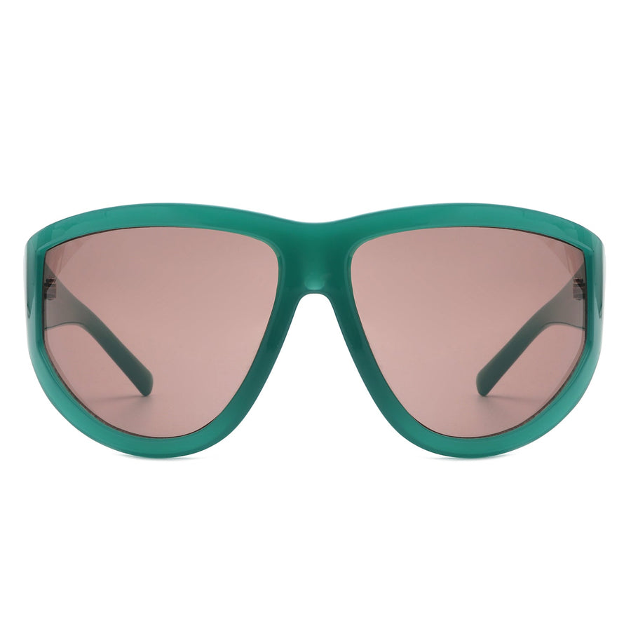 Xara - Oversized Chunky High Fashion Sunglasses- 6 Colors
