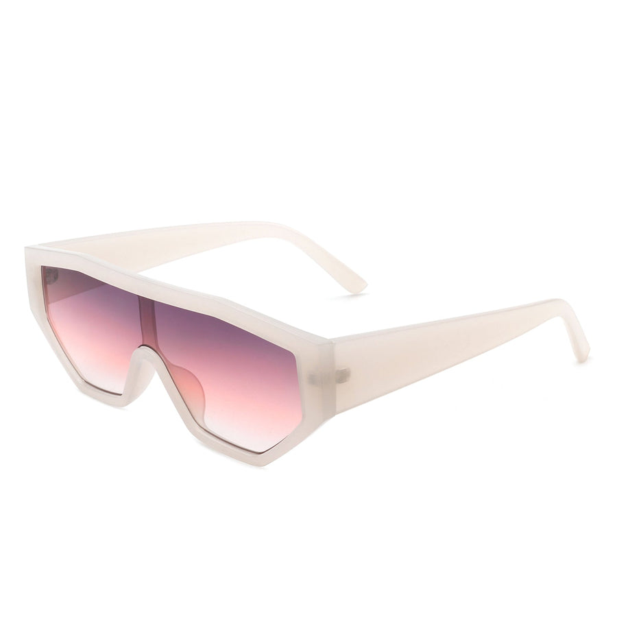 Firelily - Geometric Square Futuristic Sunglasses- 6 Colors