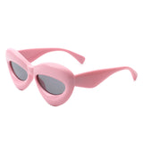 Vexa Thick Oversized Lip-Shaped Sunglasses- 7 Colors