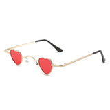Zyral Metal Heart Shaped Tinted Mini Color Pop Sunglasses- 6 Colors