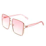 Evangely Classic Square Tinted Oversized Sunglasses- 7 Colors