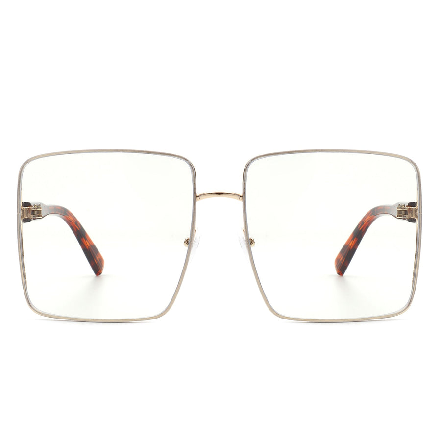 Evangely Classic Square Tinted Oversized Sunglasses- 7 Colors