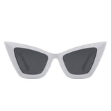 Stardaze Retro Square High-Pointed Cat-Eye Sunglasses- 7 Colors