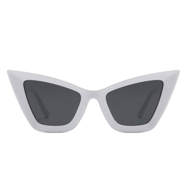 Stardaze - Retro Square High Pointed Cat Eye Sunglasses