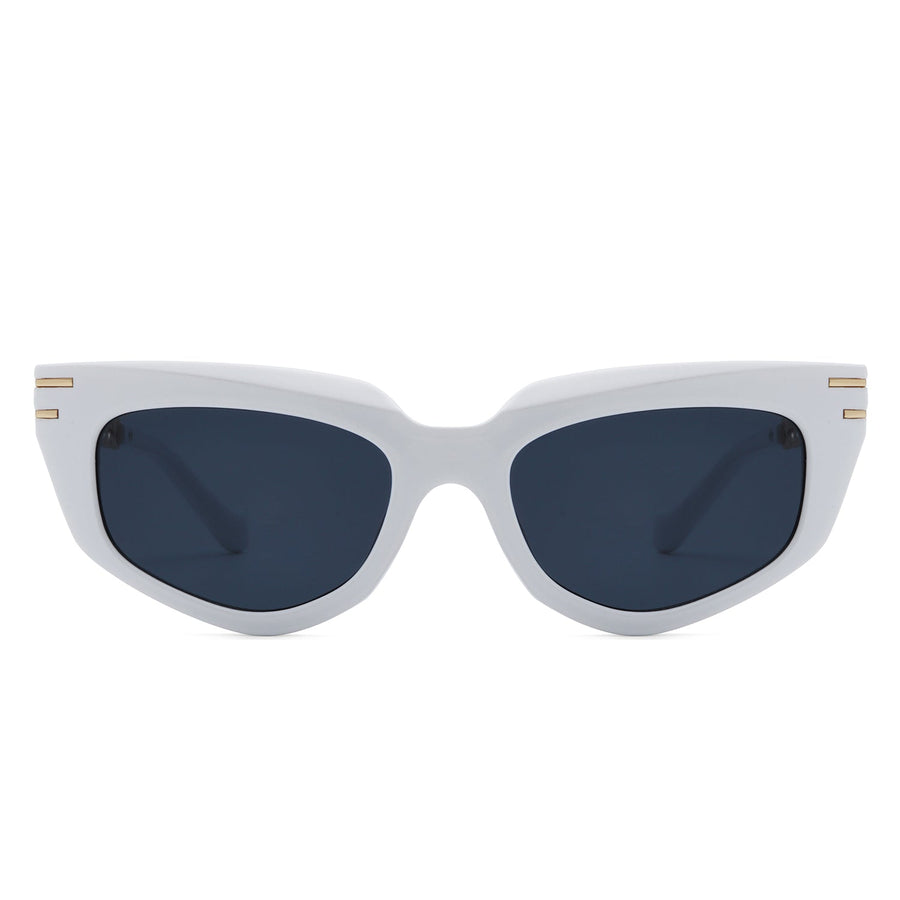 Skylight Chic Chain Link Design Cat-Eye Sunglasses- 7 Colors