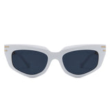Skylight Chic Chain Link Design Cat-Eye Sunglasses- 7 Colors