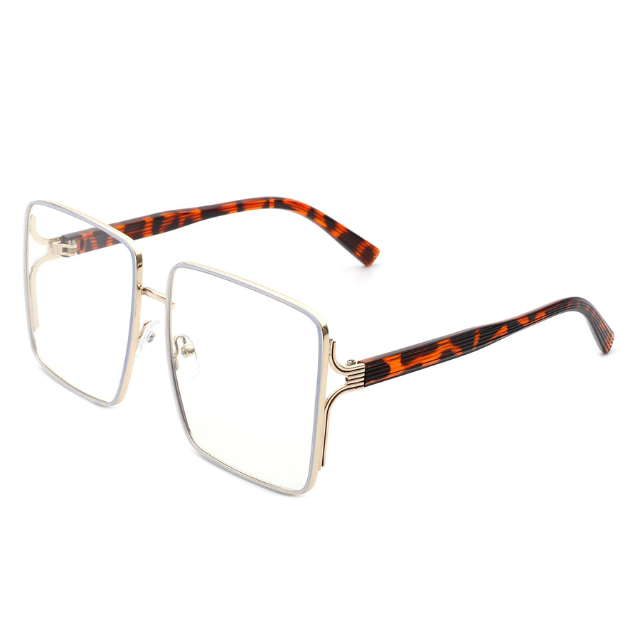 Evangely Classic Square Tinted Oversized Sunglasses- 7 Colors