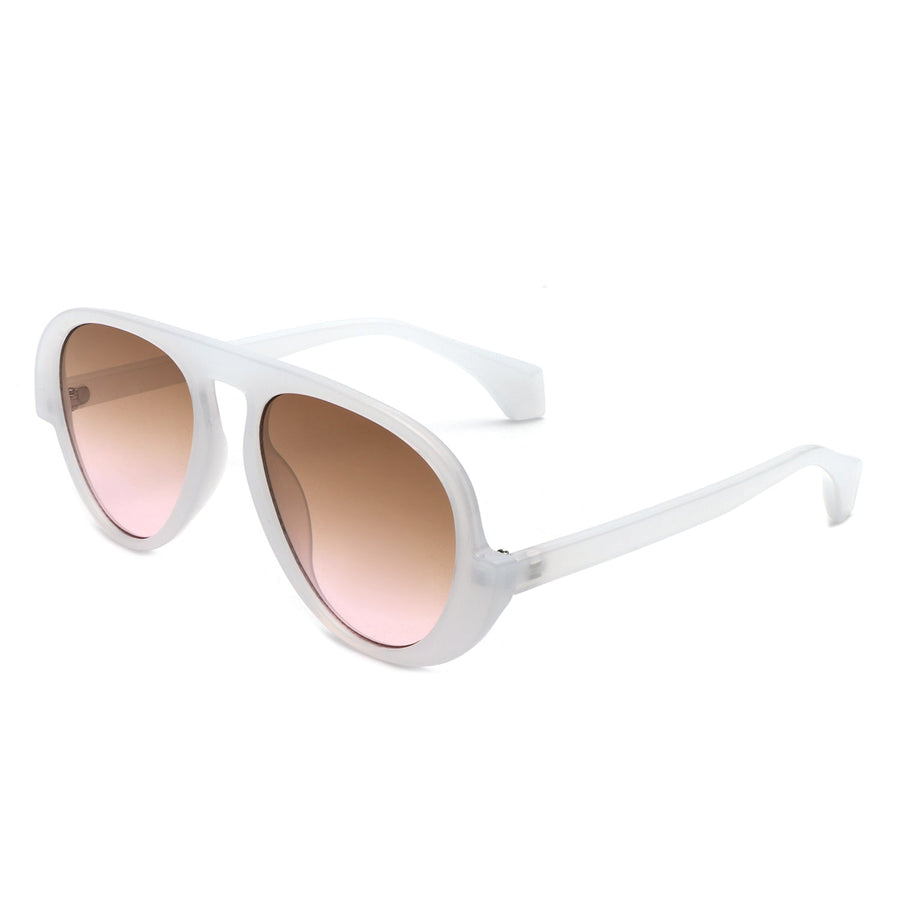 Twinklez Futuristic Chunky Aviator Fashion Sunglasses- 7 Colors