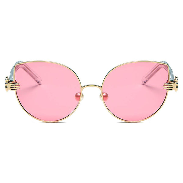 CENTRALIA | Women Metal Frame Cat Eye Hands Classic Sunglasses
