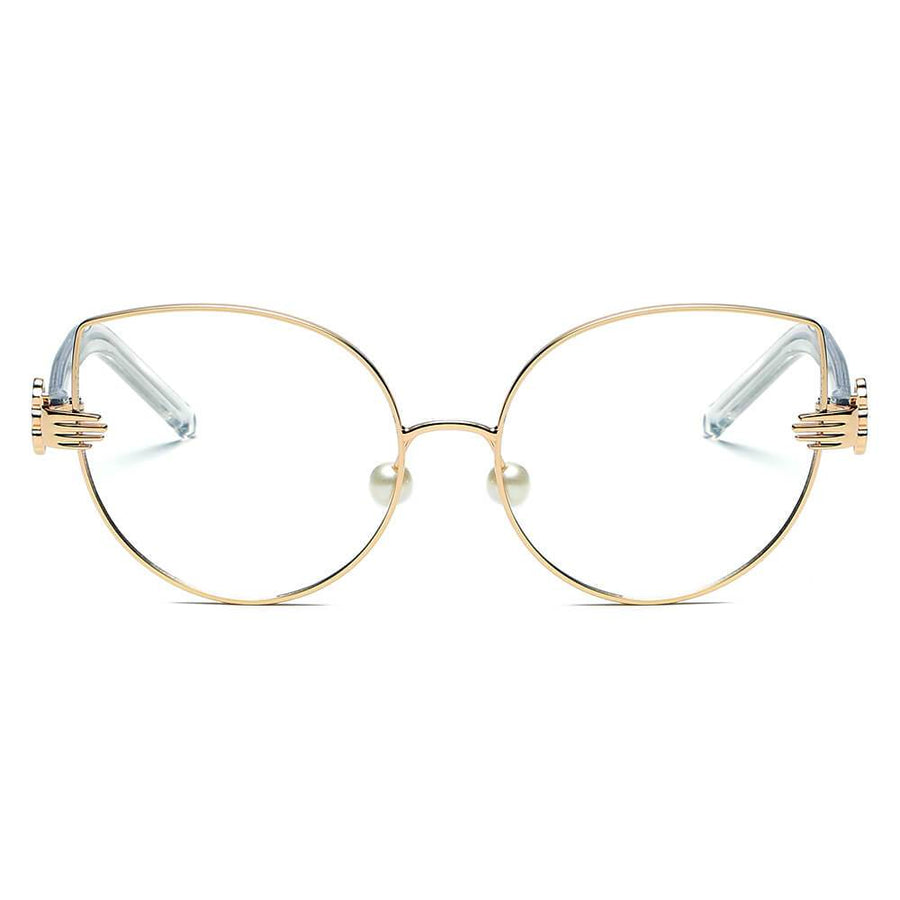 CENTRALIA | Women Metal Frame Cat Eye Hands Classic Sunglasses