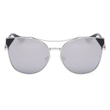 Aspen - Women Trendy Mirrored Lens Cat Eye Sunglasses