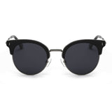 BILOXI Half Frame Round Cat-Eye Polarized Sunglasses- 6 Colors