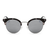 BILOXI Half Frame Round Cat-Eye Polarized Sunglasses- 6 Colors