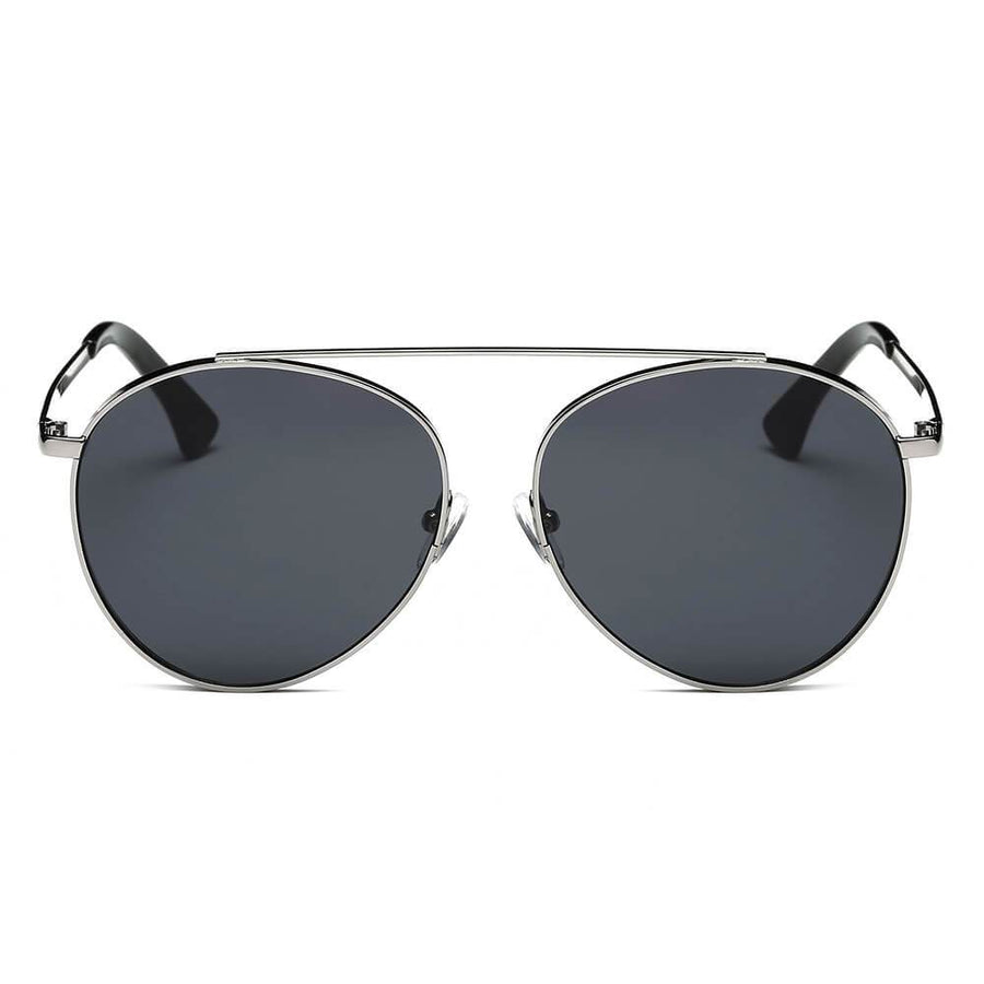 Bethel Retro Mirrored Lens Teardrop Aviator Sunglasses- 6 Colors