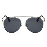 Bethel Retro Mirrored Lens Teardrop Aviator Sunglasses- 6 Colors