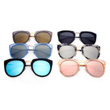 FERNDALE  Mirrored Polarized Lens Oversized Cat-Eye Sunglasses- 6 Colors