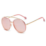 FARMINDALE | Polarized Circle Round Brow Bar Sunglasses- 6 Colors