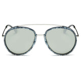 FARMINDALE | Polarized Circle Round Brow Bar Sunglasses- 6 Colors
