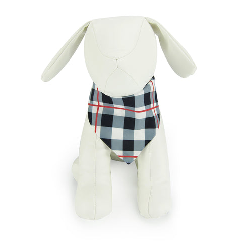 Black & White Plaid - Pet Bandana