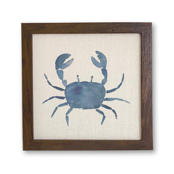 Blue Crab - Framed Sign