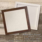 Coastal Wood Heart - Framed Sign