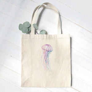 Colorful Jellyfish - Canvas Tote Bag