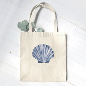 Blue Shell - Canvas Tote Bag