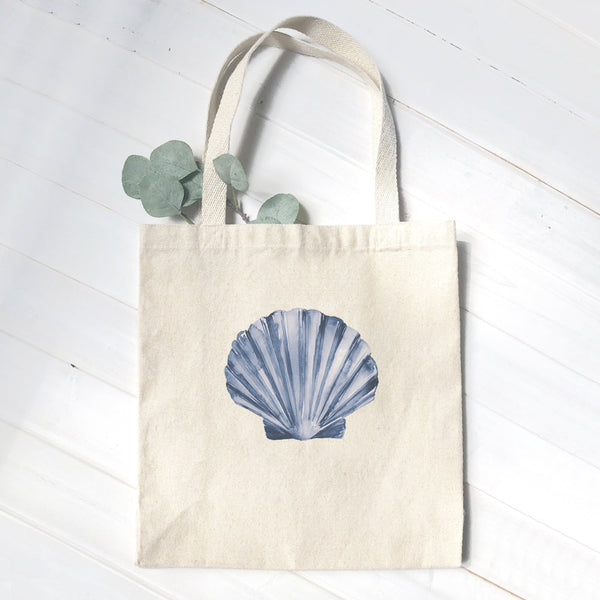 Blue Shell - Canvas Tote Bag