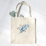 Watercolor Tulip Shell - Canvas Tote Bag